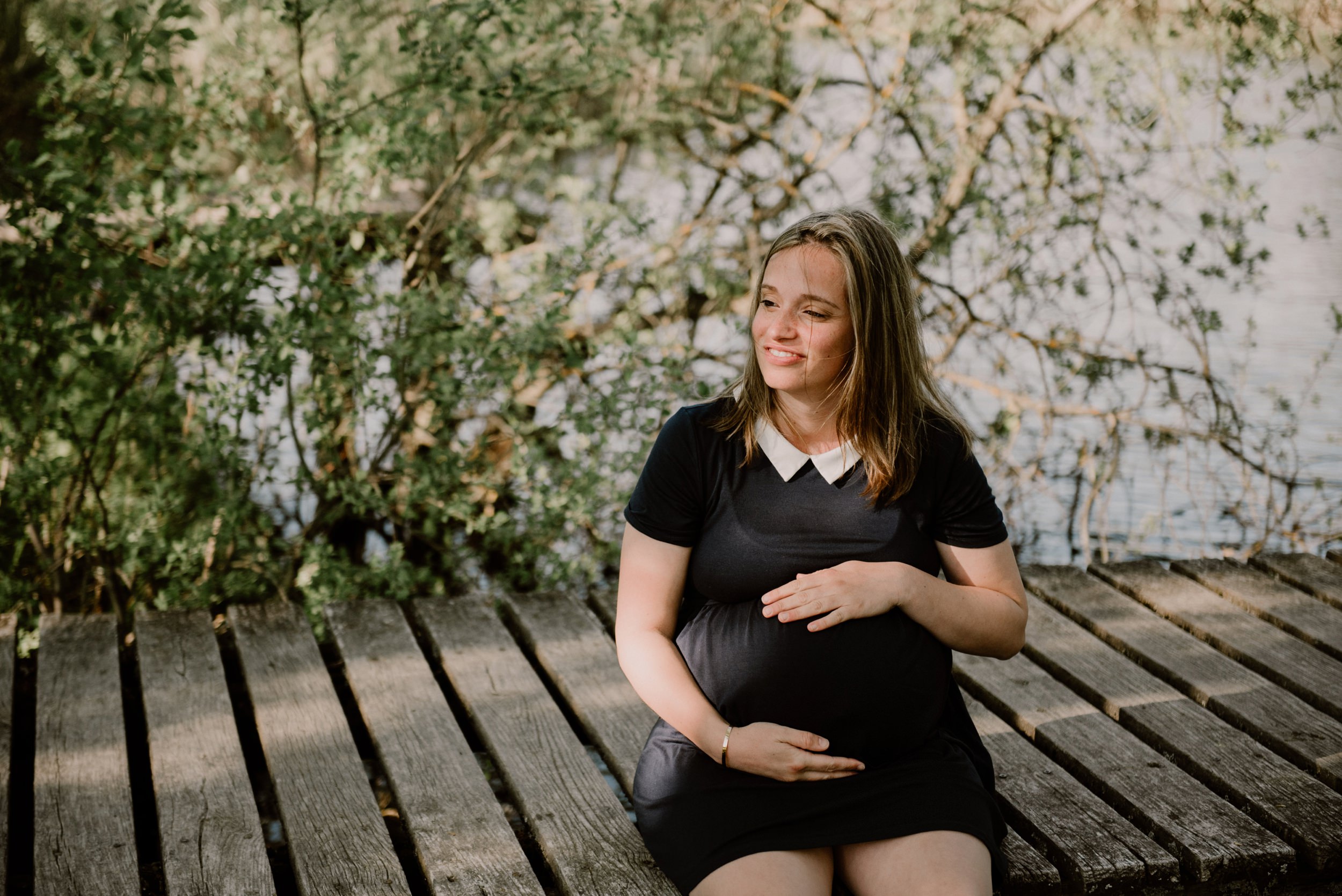 photographe grossesse grenoble chambery femme enceinte coucher soleil champs ble photo maternite_0020