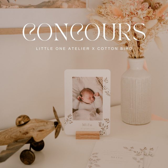 🤎 CONCOURS 🤎

Avec @cottonbirdfr, on t’offre 100€ à dépenser pour créer tes cartes, faire-part ou jolis souvenirs personnalisés 💌 
Pour participer :
- Etre abonné(e) à @littleone.atelier & @cottonbirdfr 
- Liker ce post
- Identifie une personne qui aime les beaux souvenirs 🌼
(Chaque tag compte comme une participation supplémentaire 🌸)

🍀 Bonus : partage ce post en story pour doubler tes chances ! 

⏰ Le concours dure jusqu’au 30 novembre !

Le ou la gagnant(e) sera annoncé(e) ici le 1er Decembre 🎉

Merci à Cotton Bird pour ce super cadeau ! 💌